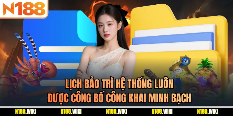 Lịch bảo trì hệ thống luôn được công bố công khai minh bạch