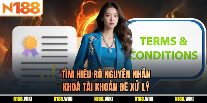 Tìm hiểu rõ nguyên nhân khoá tài khoản để xử lý